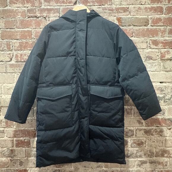 NWT Everlane The Renew Long Puffer in Black Size Small - Picture 7 of 11